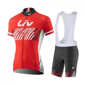 Tenue Maillot + Cuissard à Bretelles 2017 CCC Liv Femme N004